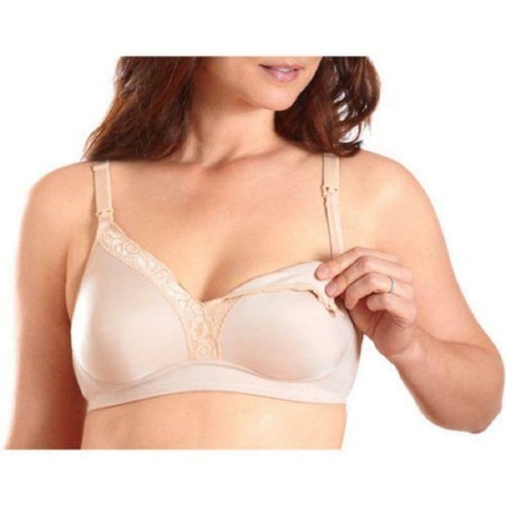 Loving Moments Womens Bra 36B Beige Lace B025